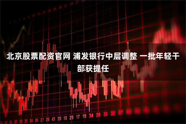 北京股票配资官网 浦发银行中层调整 一批年轻干部获提任